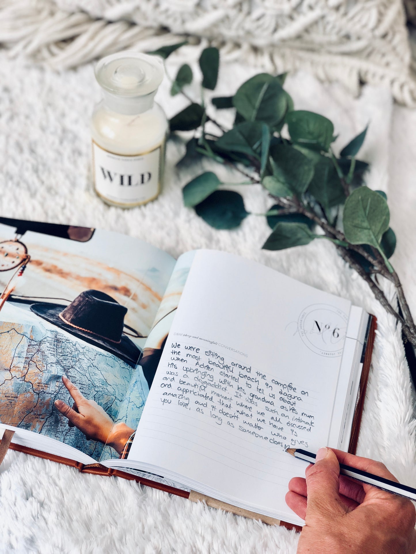 Life’s a Road Trip Journal: Tan