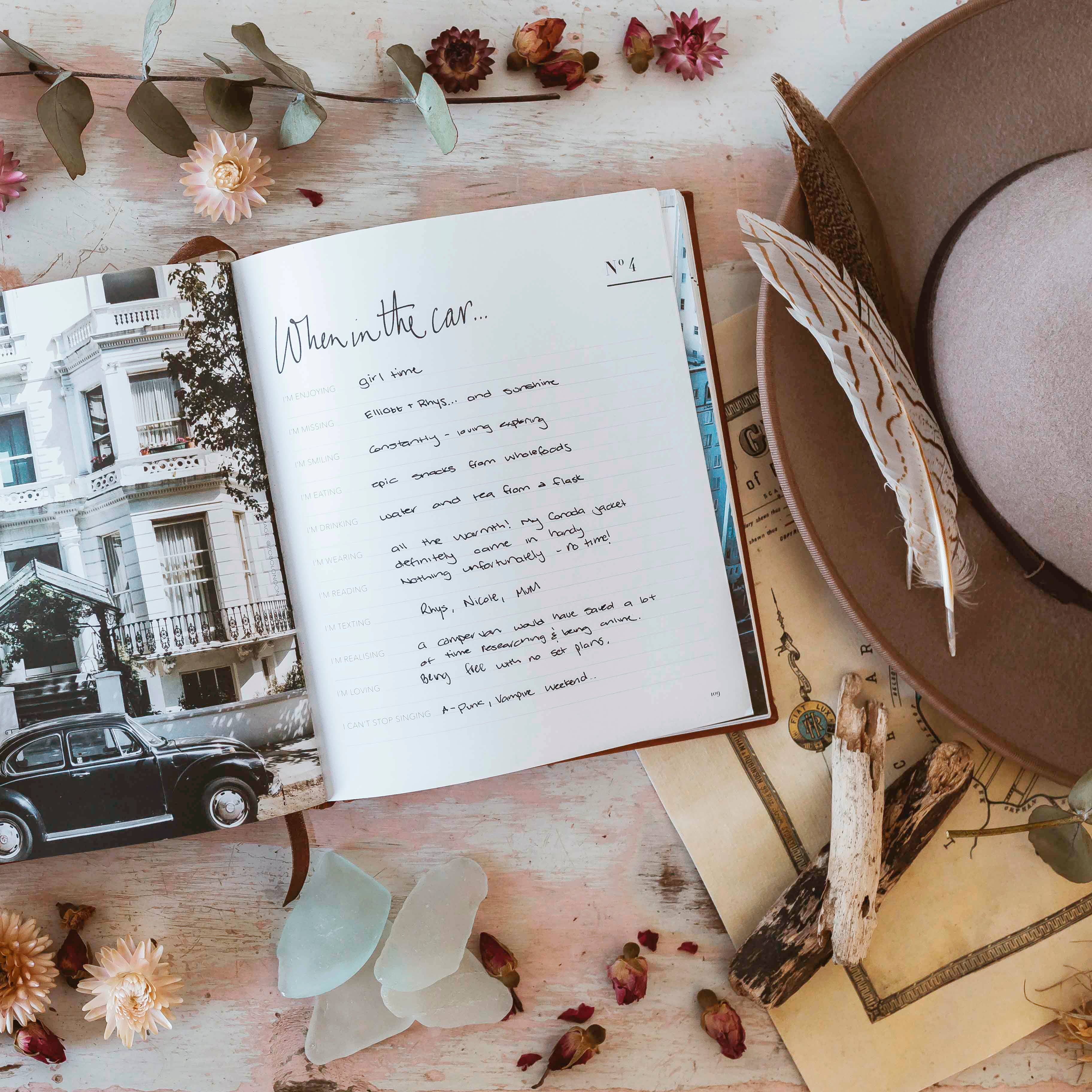 Life’s a Road Trip Journal: Tan by Axel & Ash