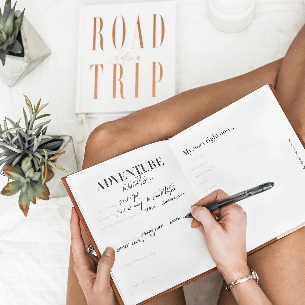 Life’s a Road Trip Journal: Tan by Axel & Ash