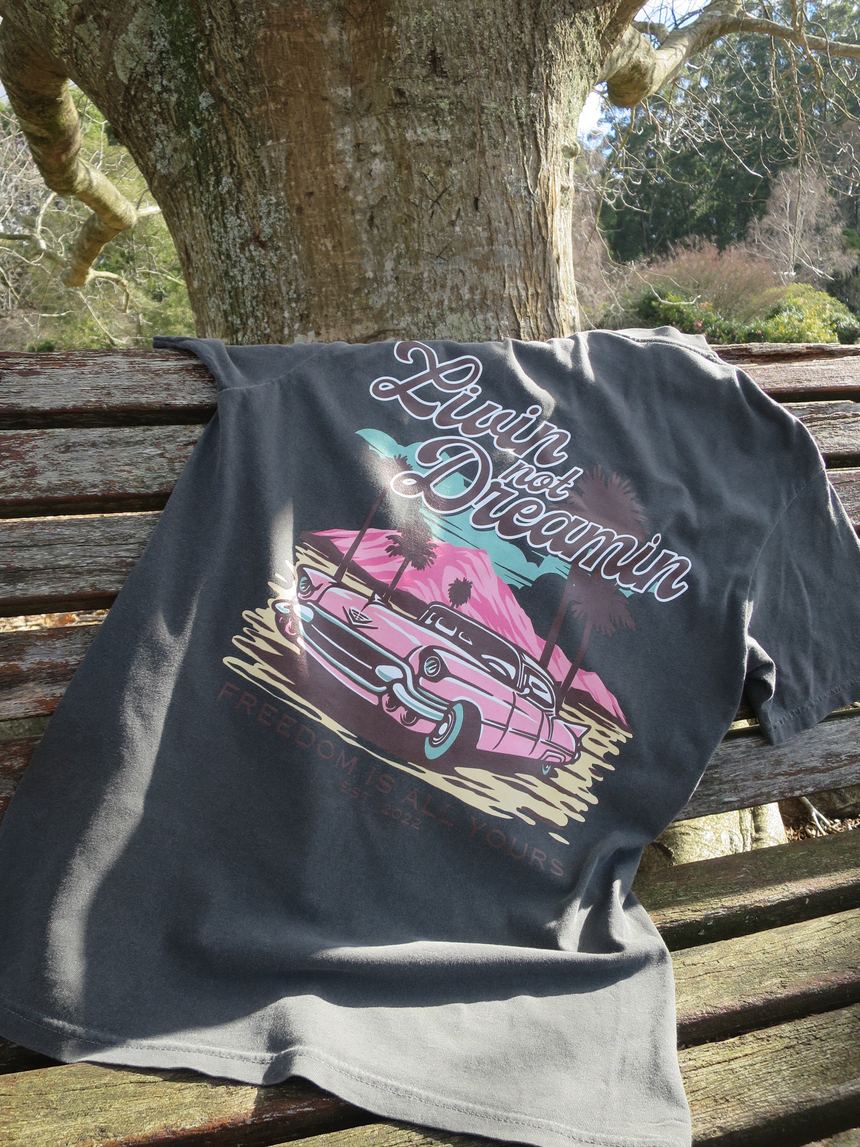Retro Palm Springs Cadillac Tee