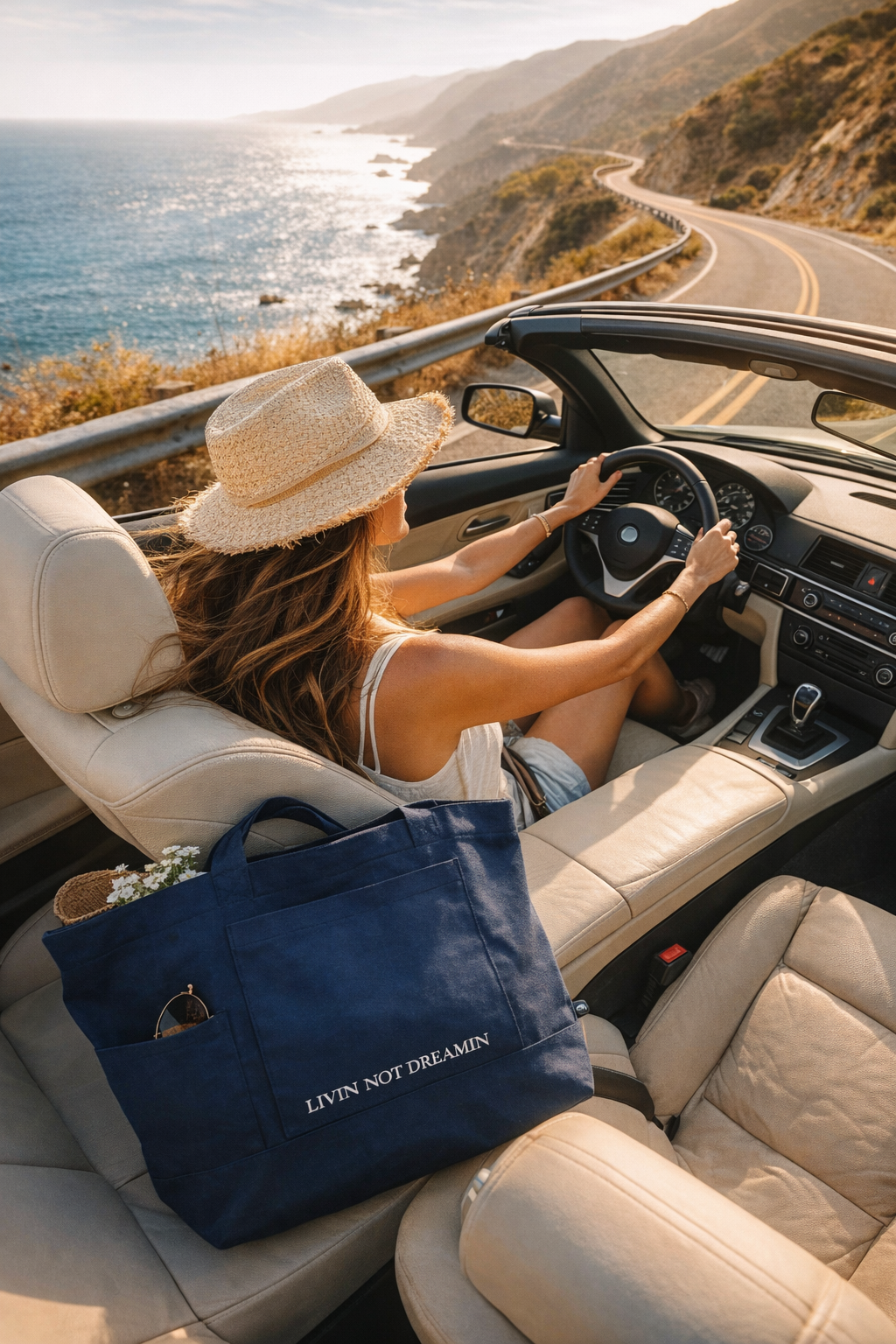 Livin not dreamin Functional Tote Bag