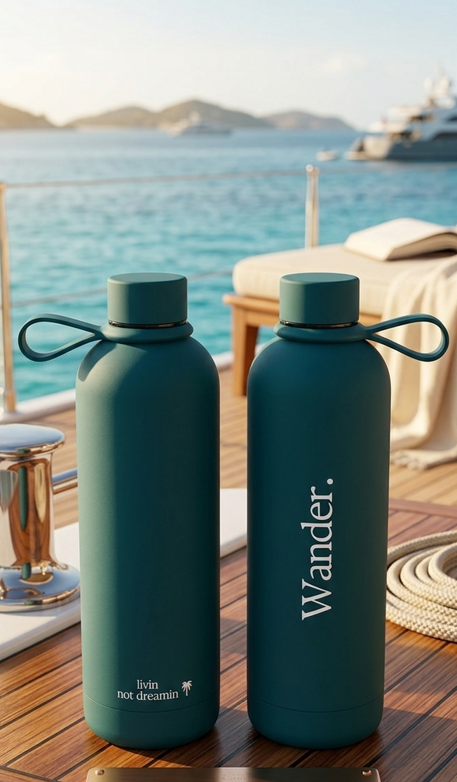 Livin' not Dreamin' Water Bottles