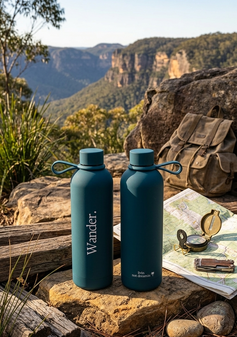 Livin' not Dreamin' Water Bottles