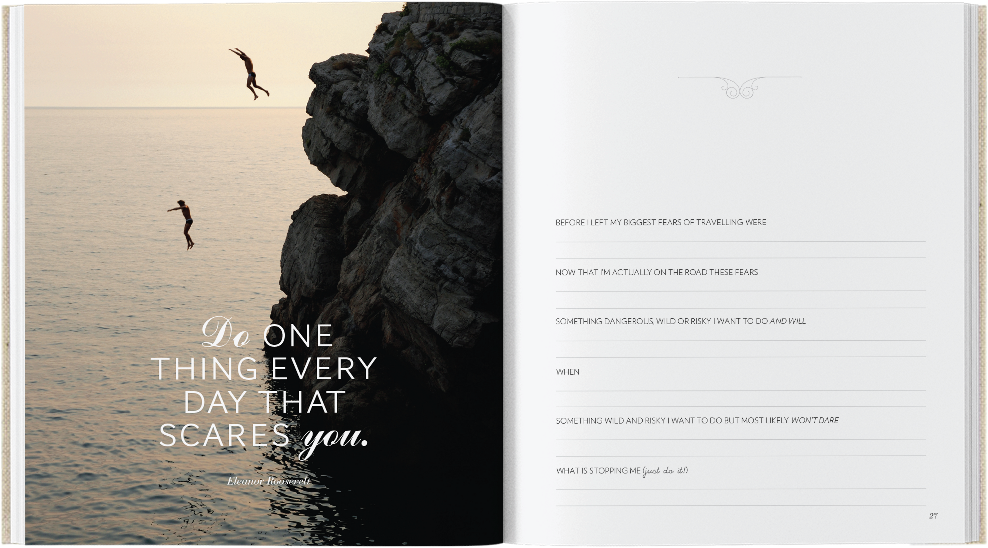 Swept Away by Wanderlust Journal by Axel & Ash