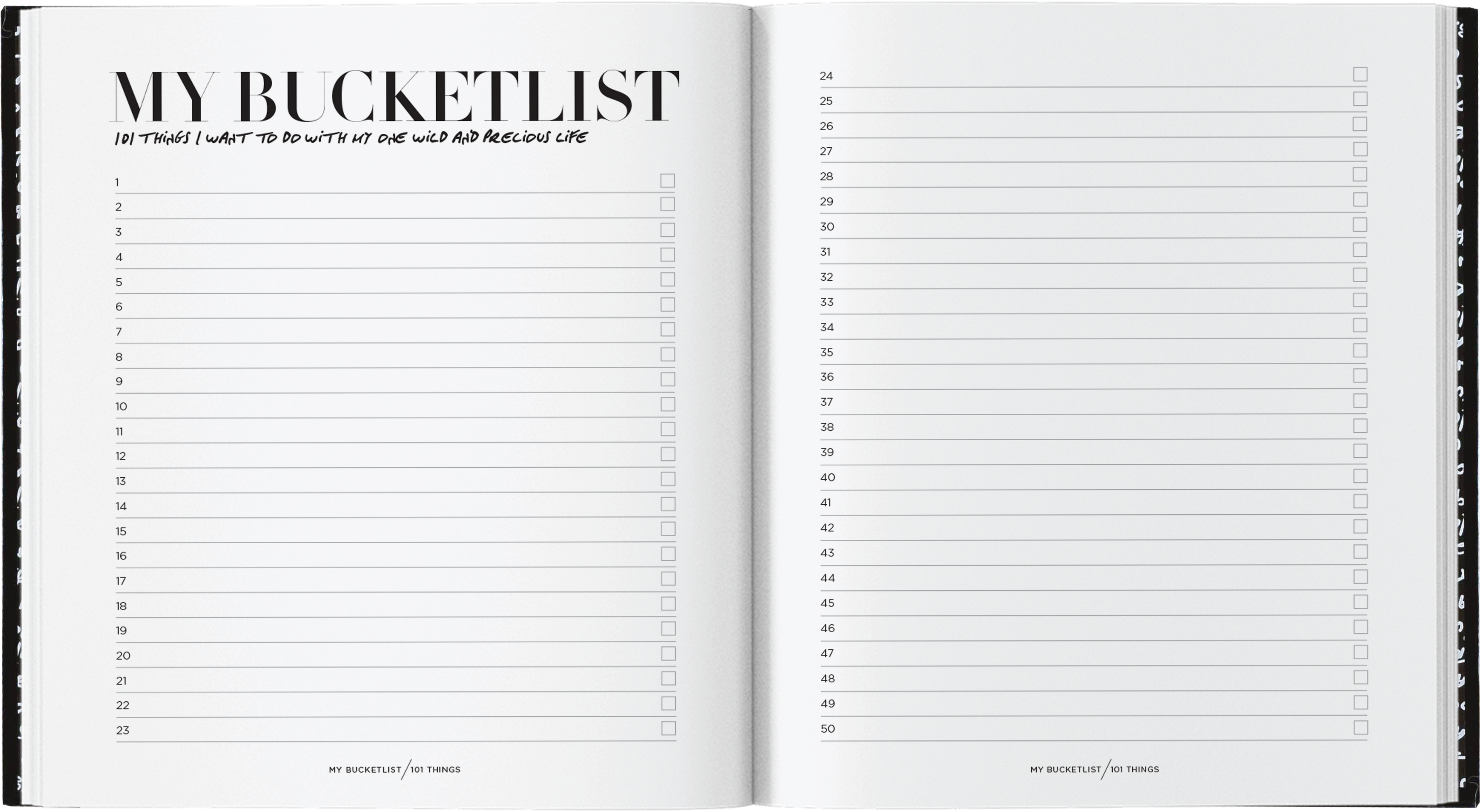 My Bucket List Journal: Beige by Axel & Ash