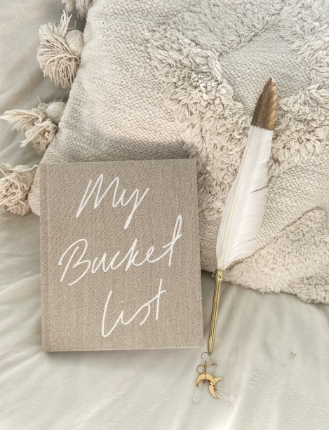 My Bucket List Journal: Beige by Axel & Ash